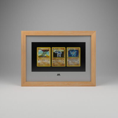 Pokémon 3 Card Frame A4 Landscape Display